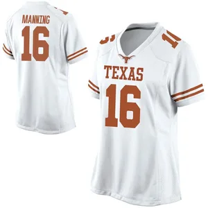 Arch Manning Nike Texas Longhorns Women's Game Football College Jersey - White