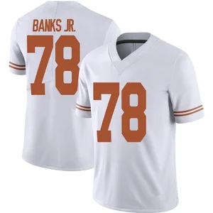 Kelvin Banks Jr. Nike Texas Longhorns Men's Limited Alternate Football Jersey - White