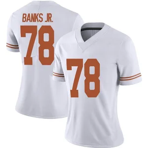 Kelvin Banks Jr. Nike Texas Longhorns Women's Limited Alternate Football Jersey - White